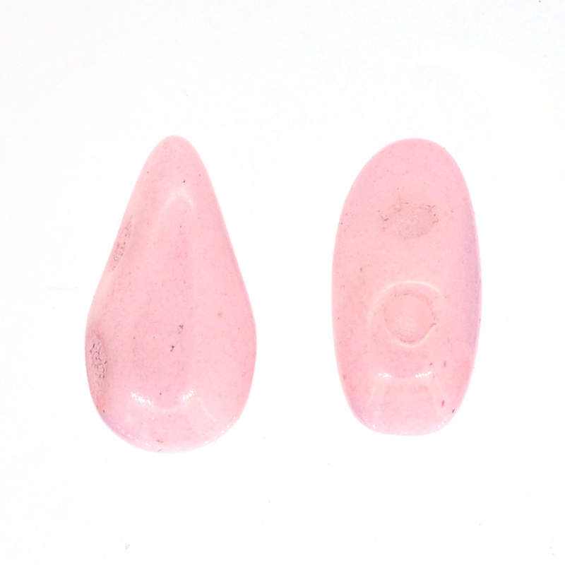 ドロップデュオビーズ|F0177|3×6mm |チョークホワイト,チョーク